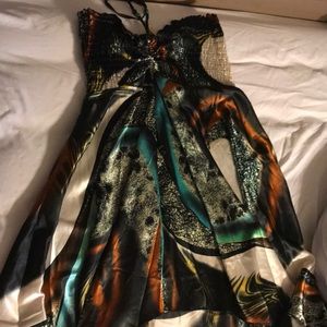 Silk gypsy dress